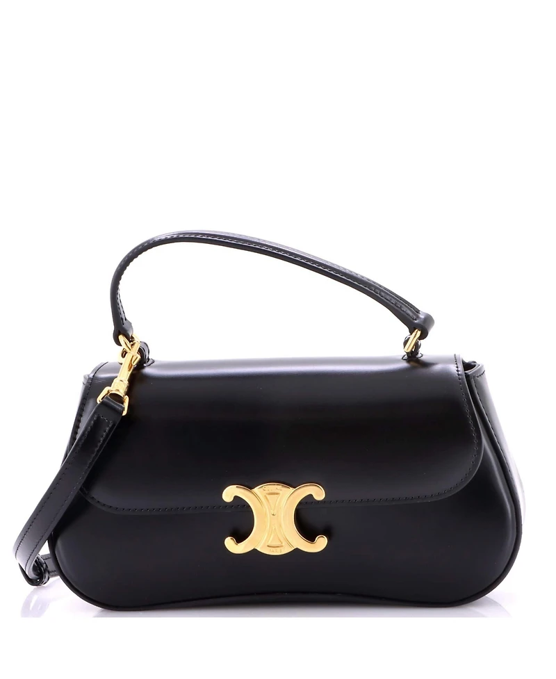 Pre-Owned Celine Teen Lola Triomphe Top Handle Bag Leather