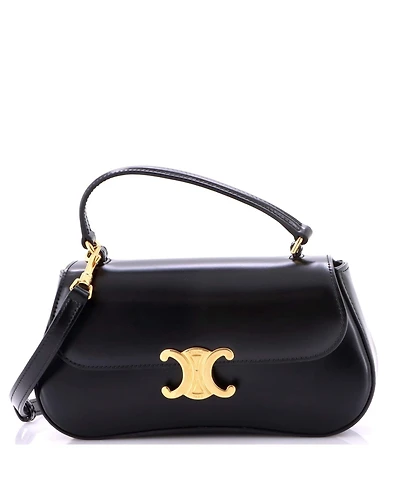 Pre-Owned Celine Teen Lola Triomphe Top Handle Bag Leather