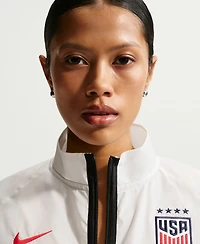 Nike Women's White Usmnt 2026 Anthem Dri-fit Full-Zip Jacket