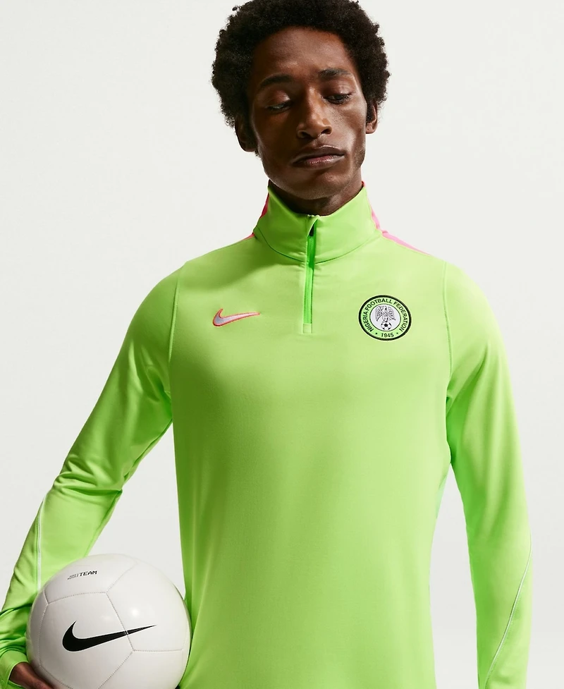 Nike Men's Green Nigeria National Team 2026 Strike Dri-fit Quarter-Zip Drill Top