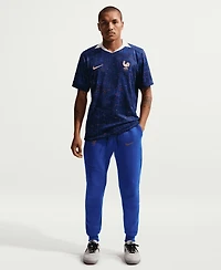 Nike Men's Blue France National Team Tech Fleece Joggers