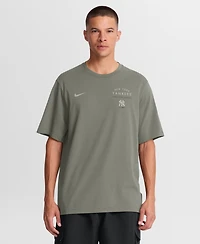 Nike Men's Olive New York Yankees Statement Dri-fit Primary T-Shirt