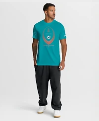 Nike Men's Aqua Miami Dolphins Legend Icon Dri-fit T-Shirt