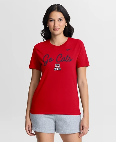 Nike Women's Red Arizona Wildcats Script Mantra Logo T-Shirt