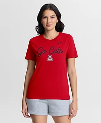 Nike Women's Red Arizona Wildcats Script Mantra Logo T-Shirt