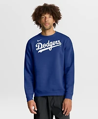 Nike Men's Royal Los Angeles Dodgers Primetime Wordmark Sweatshirt