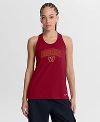 Nike Women's Burgundy Washington Commanders Primetime Tri-Blend Dri-fit Tank Top