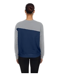 New Era Women's Navy/Gray York Yankees Gameday Fleece Sweatshirt