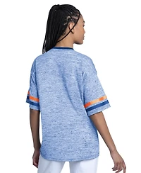 G-iii 4Her by Carl Banks Women's Royal New York Mets Off-Season Oversized Top