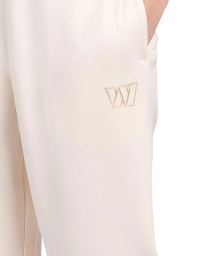Starter Women's Cream Washington Commanders Pastel High Waisted Travel Fleece Pants