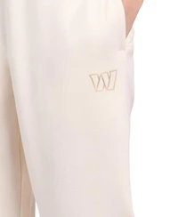 Starter Women's Cream Washington Commanders Pastel High Waisted Travel Fleece Pants