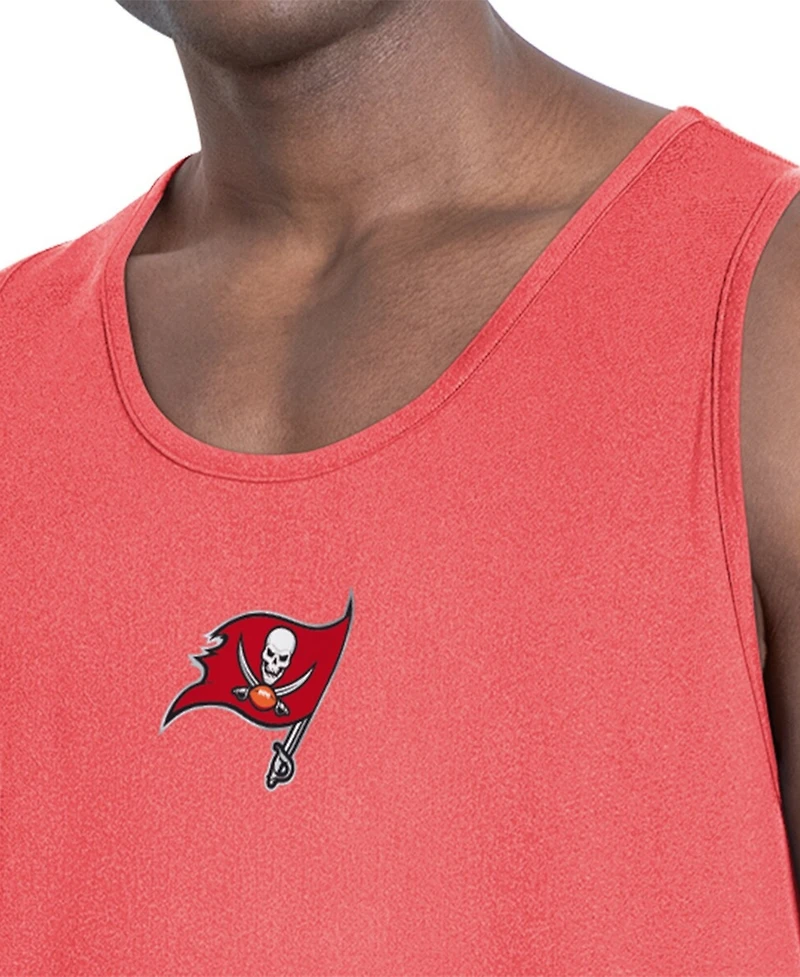 Msx by Michael Strahan Men's Red Tampa Bay Buccaneers Energy Scoop Neck Tank Top
