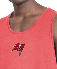 Msx by Michael Strahan Men's Red Tampa Bay Buccaneers Energy Scoop Neck Tank Top