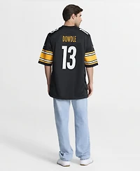 Nike Men's Rico Dowdle Black Pittsburgh Steelers Game Jersey