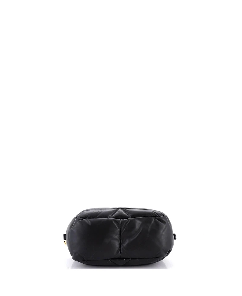 Pre-Owned Prada Small Padded Bowler Bag Quilted Nappa Leather