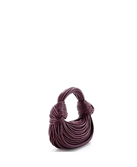 Pre-Owned Bottega Veneta Mini Double Knot Hobo Tubular Leather
