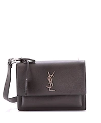 Pre-Owned Saint Laurent Medium Sunset Satchel Leather