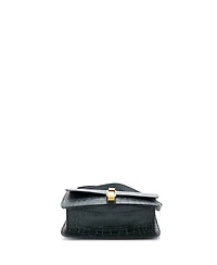 Pre-Owned Saint Laurent Medium Carre Satchel Embossed Leather