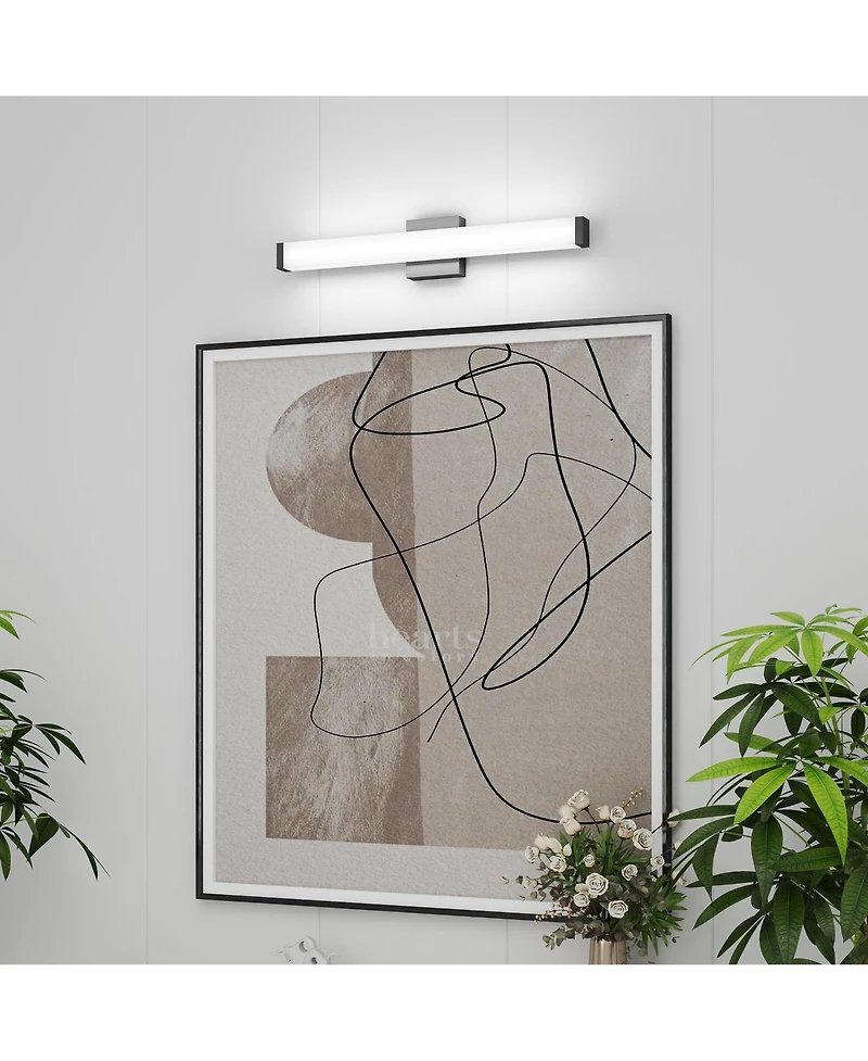 Busdays 25 Inch Modern Led Bathroom Vanity Light 14W Cool 6000K Bath Lights Over Mirror