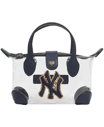Stoney Clover Lane New York Yankees Clear Pouchette Crossbody Bag