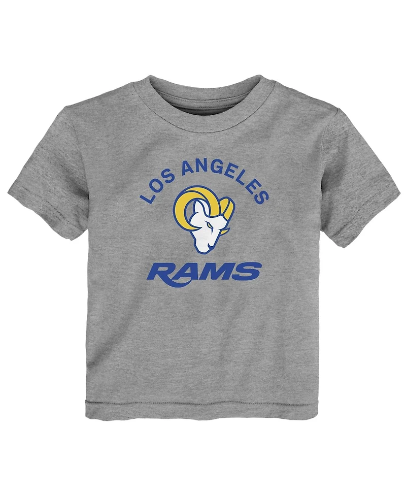 Outerstuff Toddler Gray Los Angeles Rams Play Action Short Sleeve T-Shirt
