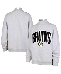 '47 Brand Women's Heather Gray Boston Bruins Subtle Muse Sweatshirt