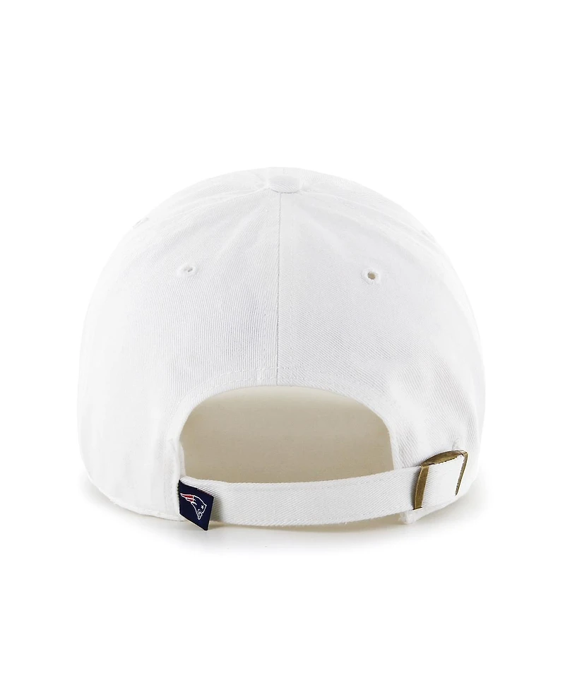 '47 Brand Preschool White New England Patriots Clean Up Adjustable Hat