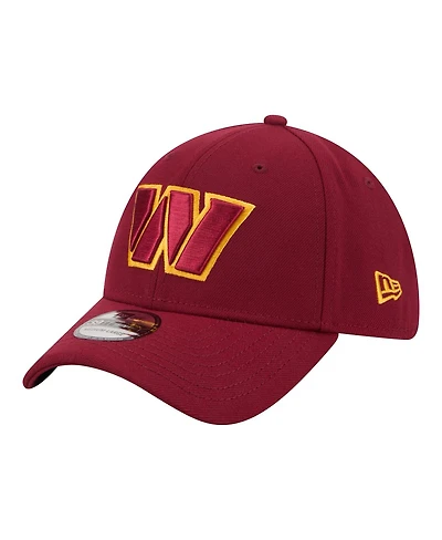 New Era Men's Burgundy Washington Commanders 39THIRTY Flex Hat