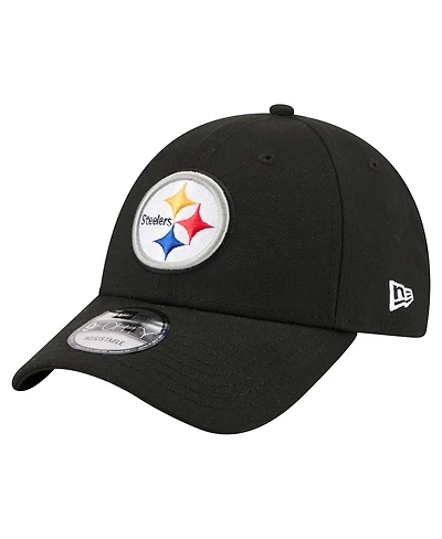 New Era Men's Black Pittsburgh Steelers Core Team 9FORTY Adjustable Hat