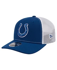 New Era Men's Blue Indianapolis Colts 9SEVENTY Trucker Adjustable Hat