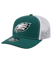 New Era Men's Kelly Green Philadelphia Eagles 9SEVENTY Trucker Adjustable Hat