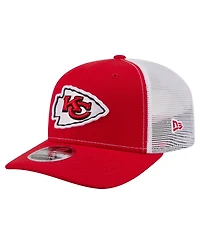 New Era Men's Red Kansas City Chiefs 9SEVENTY Trucker Adjustable Hat