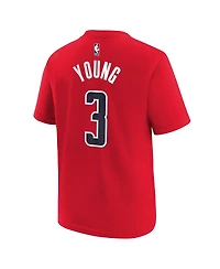 Nike Big Boys and Girls Trae Young Red Washington Wizards 2026 Name Number T-Shirt