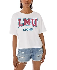 Gameday Couture Women's White Loyola Marymount Lions Claim To Fame Boxy Cropped T-Shirt