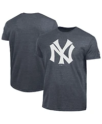 Champion Men's Navy New York Yankees Cooperstown Logo Tri-Blend T-Shirt
