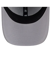 New Era Men's Gray Detroit Lions Core Team 39THIRTY Flex Hat