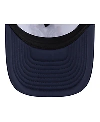 New Era Big Boys and Girls White/Navy New York Yankees Food A-Frame 9FORTY Trucker Adjustable Hat