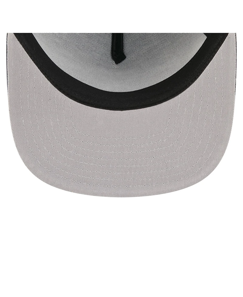 New Era Men's Black New York Yankees City Slogan A-Frame 9FIFTY Snapback Hat
