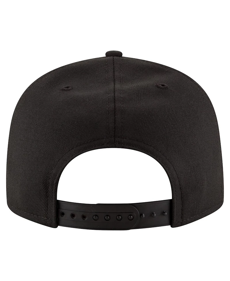 New Era Men's Black Tennessee Titans Black on Black 9FIFTY Snapback Hat