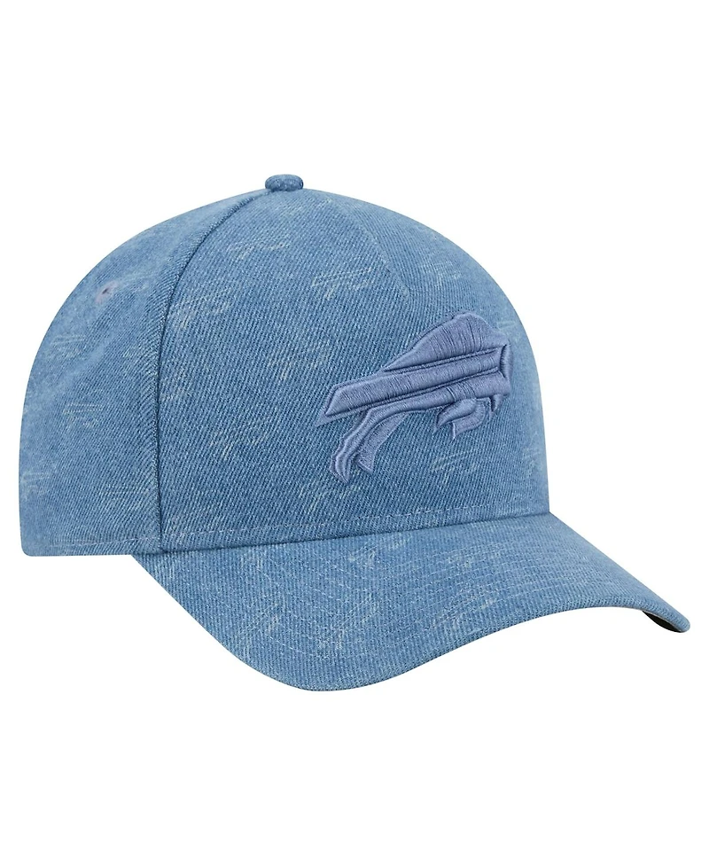 New Era Women's Denim Buffalo Bills A-Frame 9FORTY Adjustable Hat