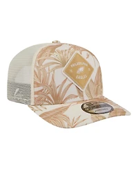New Era Men's Tan Philadelphia Eagles Tonal Palm Coolera 9SEVENTY Adjustable Trucker Hat