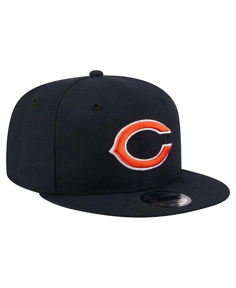 New Era Men's Navy Chicago Bears 9FIFTY Snapback Hat