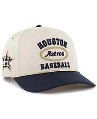 '47 Brand Men's x Natural/Navy Houston Astros Glitter Rope Hitch Adjustable Hat