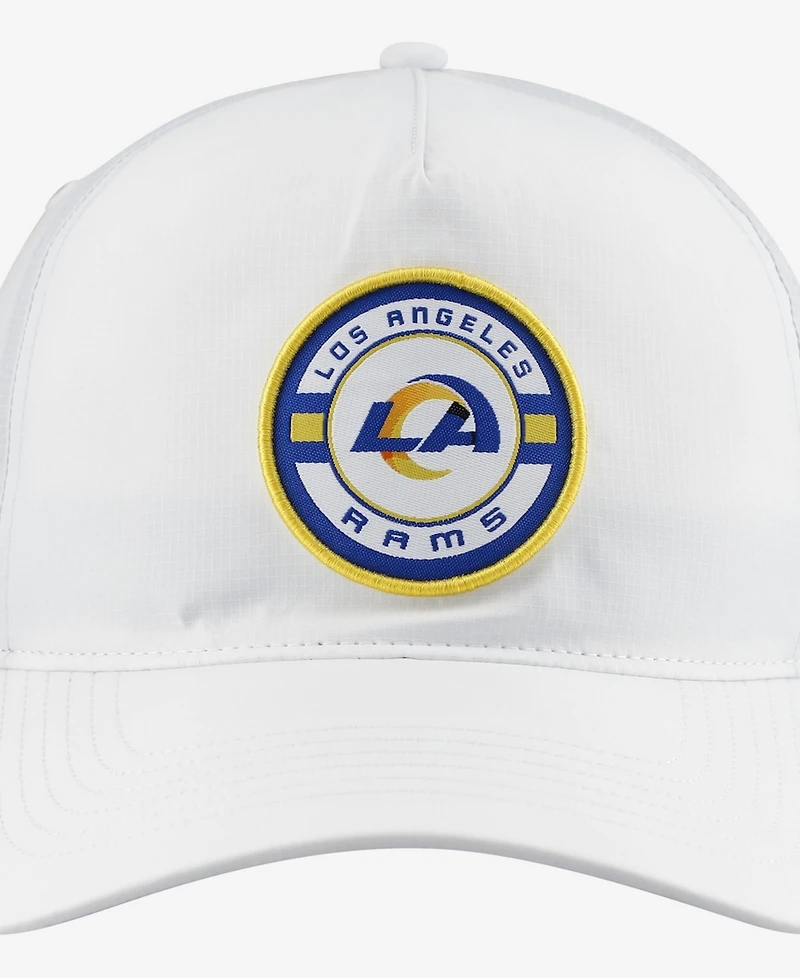 '47 Brand Men's White Los Angeles Rams Strand Adjustable Hitch Hat
