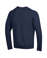 Champion Men's Navy Denver Broncos Powerblend Fleece Sweatshirt