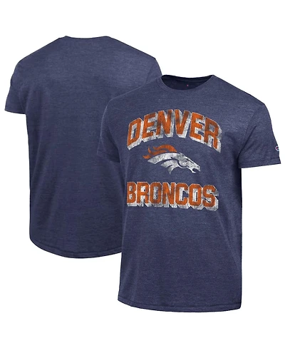 Champion Men's Navy Denver Broncos Ultimate Tri-Blend T-Shirt
