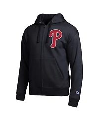 Champion Men's Black Philadelphia Phillies All-Star Full-Zip Hoodie