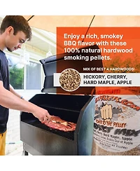 CookinPellets 40 Lb Mix Hickory, Cherry, Maple, and Apple Wood Pellets (2 Pack)