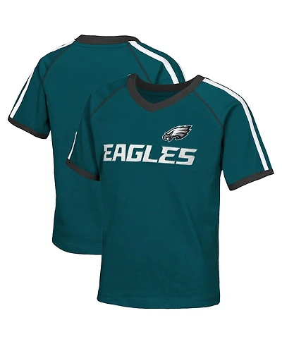 Outerstuff Big Girls Midnight Green Philadelphia Eagles Score Breaker Soccer T-Shirt