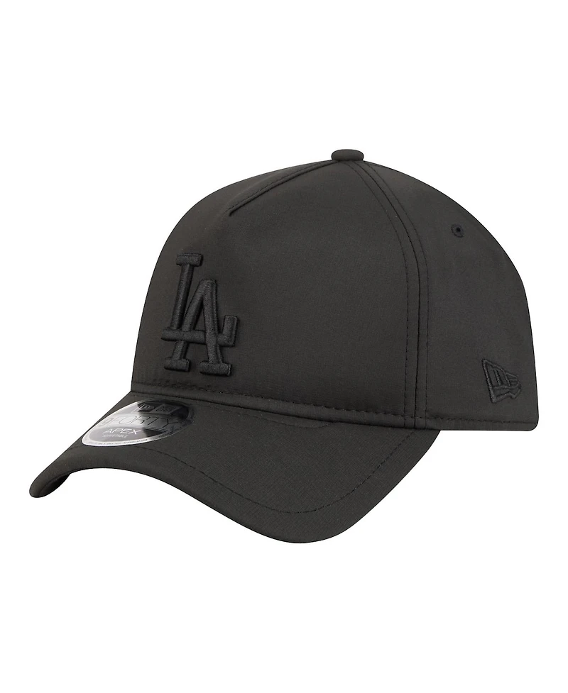 New Era Men's Black Los Angeles Dodgers Injection Apex 9FORTY Adjustable Hat